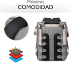 "Mochila Cambiador + Cuna Portátil"